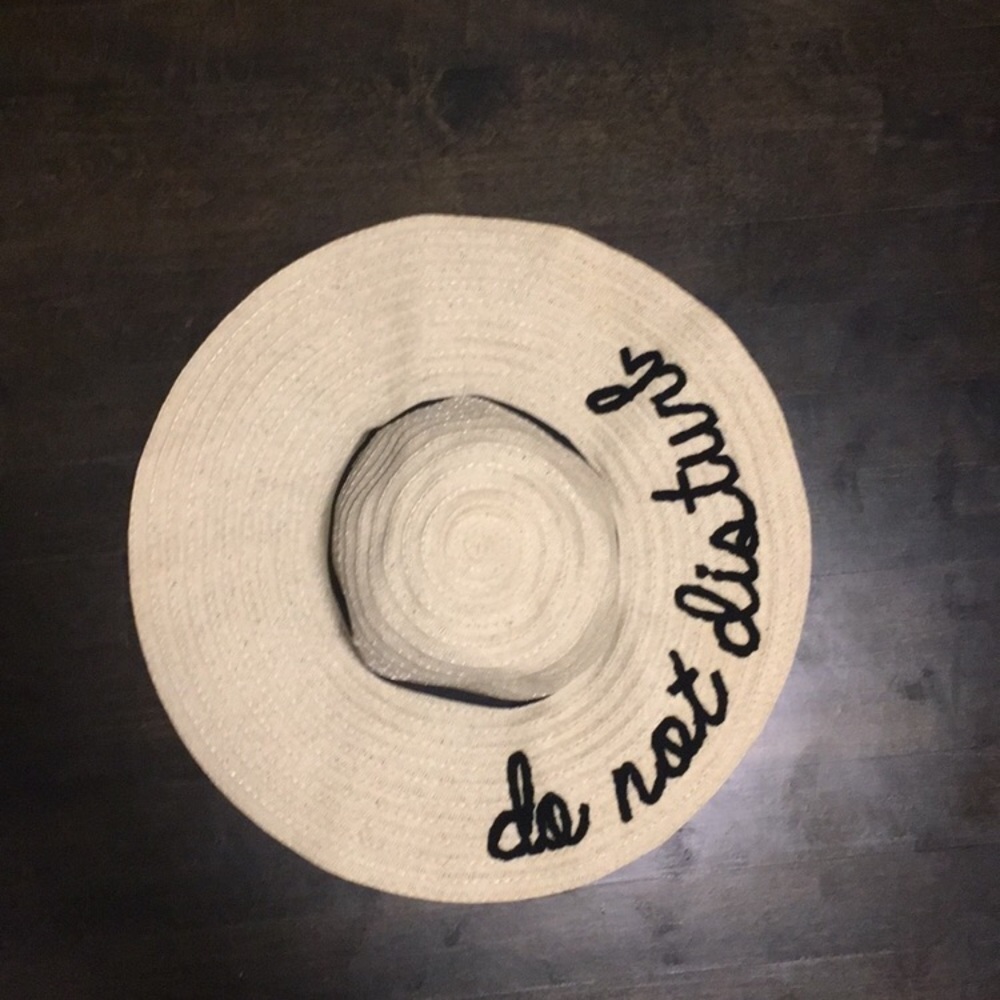 Do Not Disturb Floppy Beach/Pool/Vacation Sun Hat - Picture 2 of 4